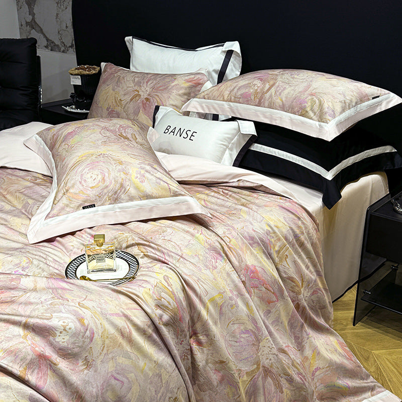 Elowen 100s Long-Staple Cotton Four-Piece Bedding Set
