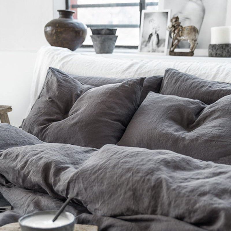 Heritage 100% Flax Linen Pillowcase Set