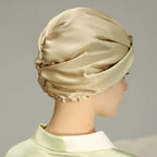 Elegant 19 Momme Mulberry Silk Twist Sleep Bonnet