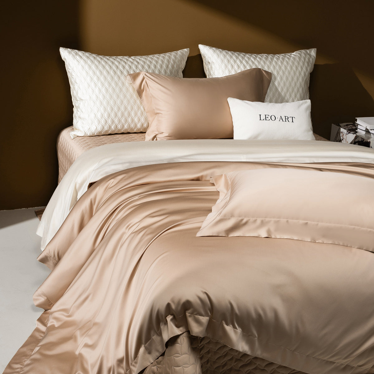 Léonie Tencel-Cotton Four-Piece Bedding Set
