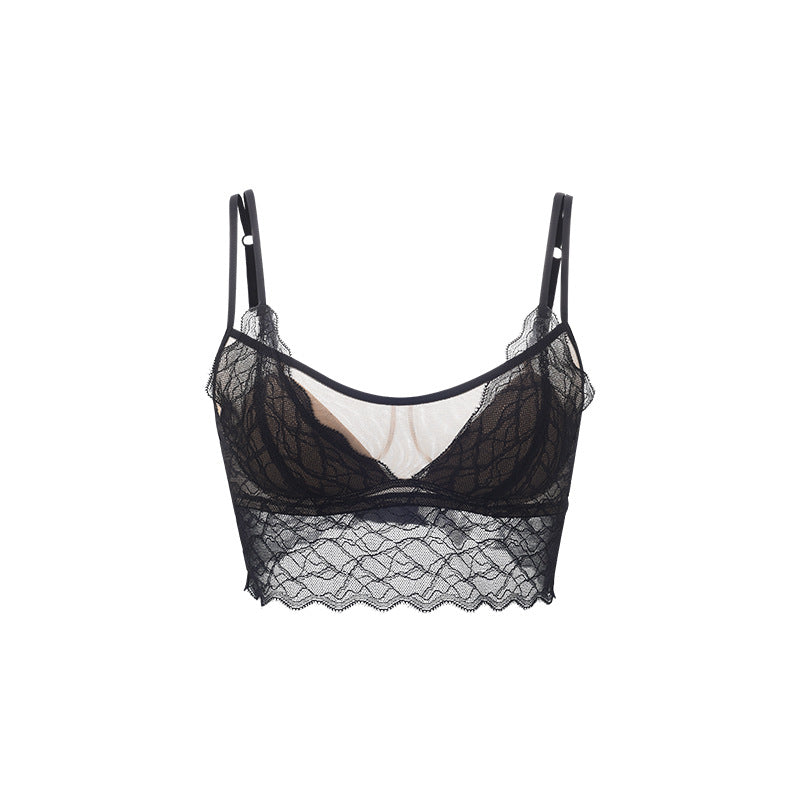 Juliette Mulberry Silk-Lined Lace Bra