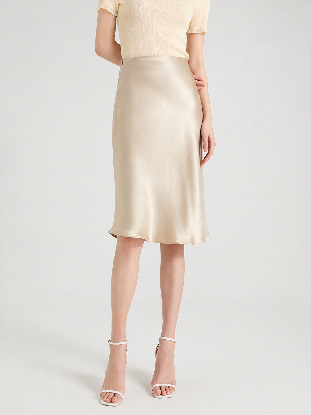 Noémie 22 Momme Mulberry Silk Mermaid Skirt