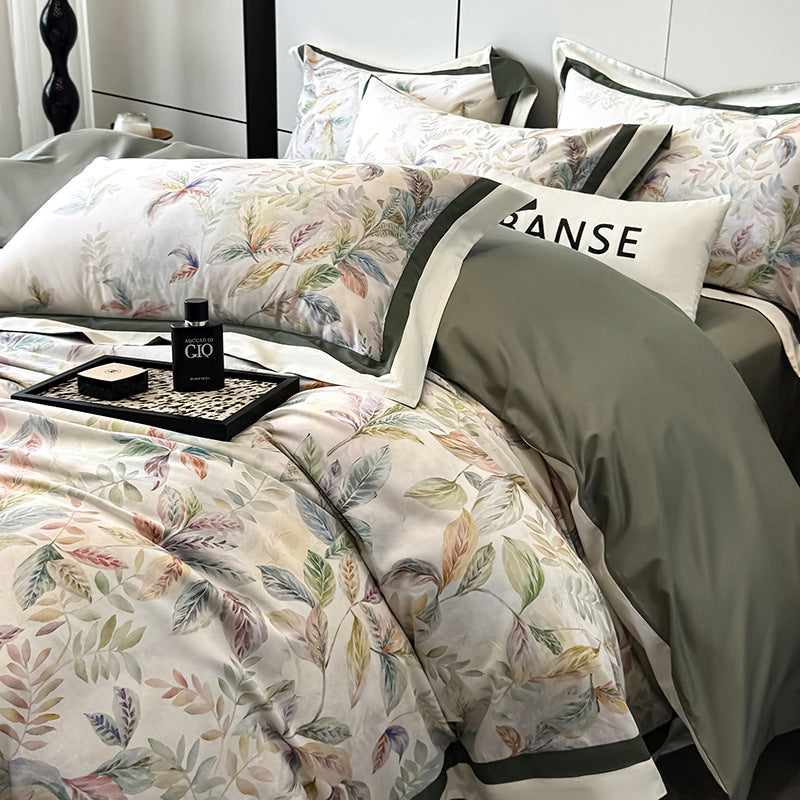 Elowen 100s Long-Staple Cotton Four-Piece Bedding Set