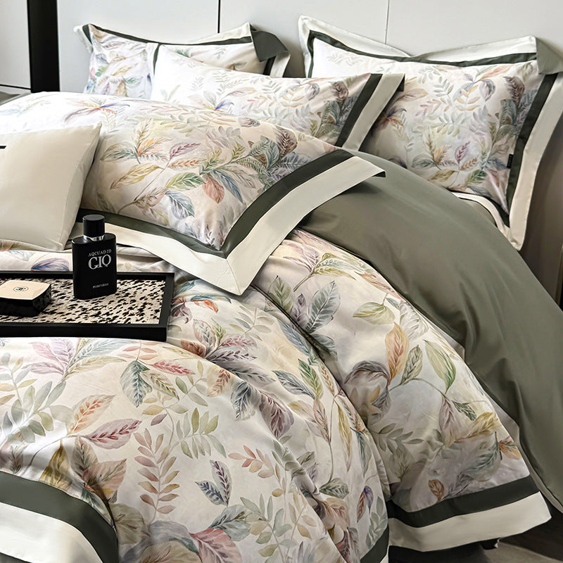 Elowen 100s Long-Staple Cotton Four-Piece Bedding Set