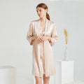 Belle 19 Momme Mulberry Silk Nightdress & Nightgown Set
