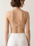 Juliette Mulberry Silk-Lined Lace Bra