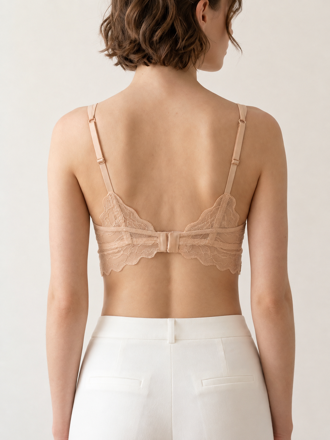 Juliette Mulberry Silk-Lined Lace Bra