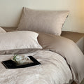 Softstone Long-Staple Cotton Jacquard Four-Piece Bedding Set