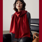 LAGUR Striped Merino Wool Scarf