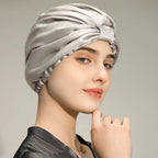 Elegant 19 Momme Mulberry Silk Twist Sleep Bonnet
