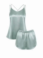 Jolie 16 Momme Mulberry Silk Camisole & Shorts Set