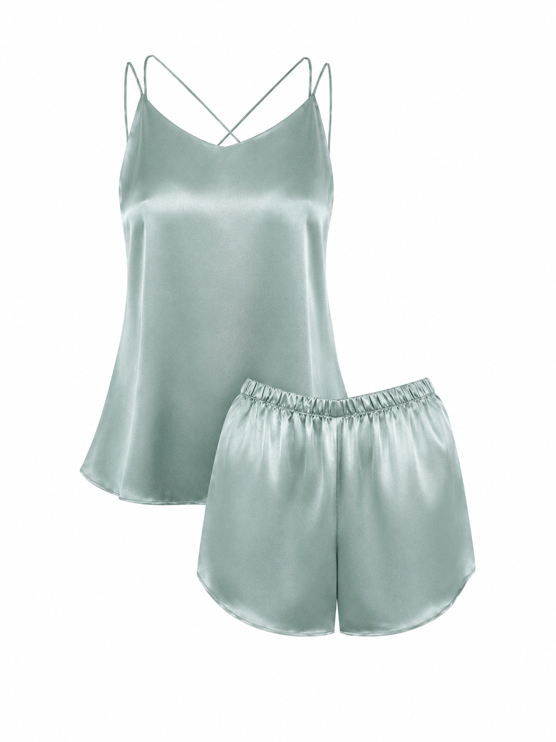 Jolie 16 Momme Mulberry Silk Camisole & Shorts Set