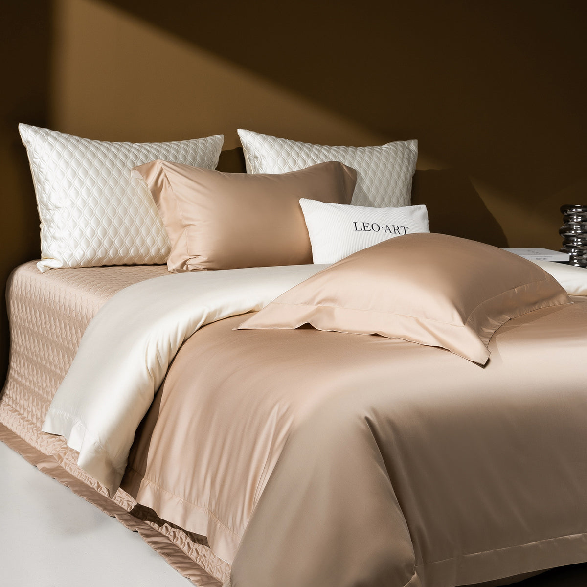 Léonie Tencel-Cotton Four-Piece Bedding Set
