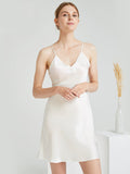 Rêverie 19 Momme Mulberry Silk V-Neck Nightdress
