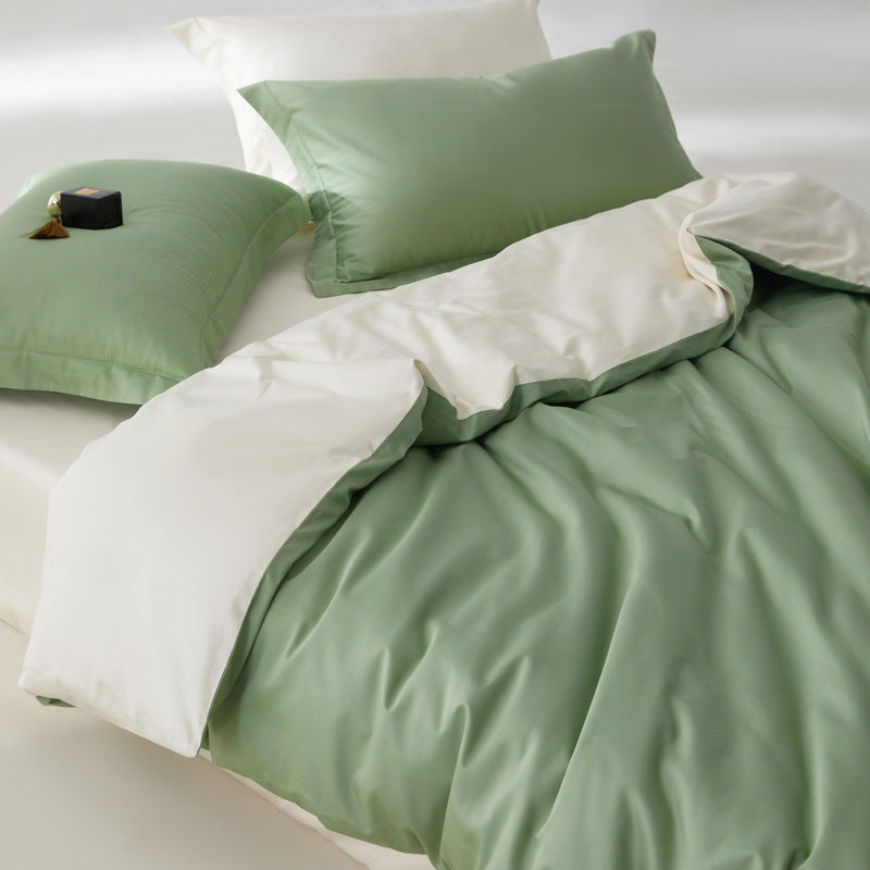 Whisper 60s Sateen Long-Staple Cotton Four-Piece Bedding Set