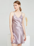 Rêverie 19 Momme Mulberry Silk V-Neck Nightdress