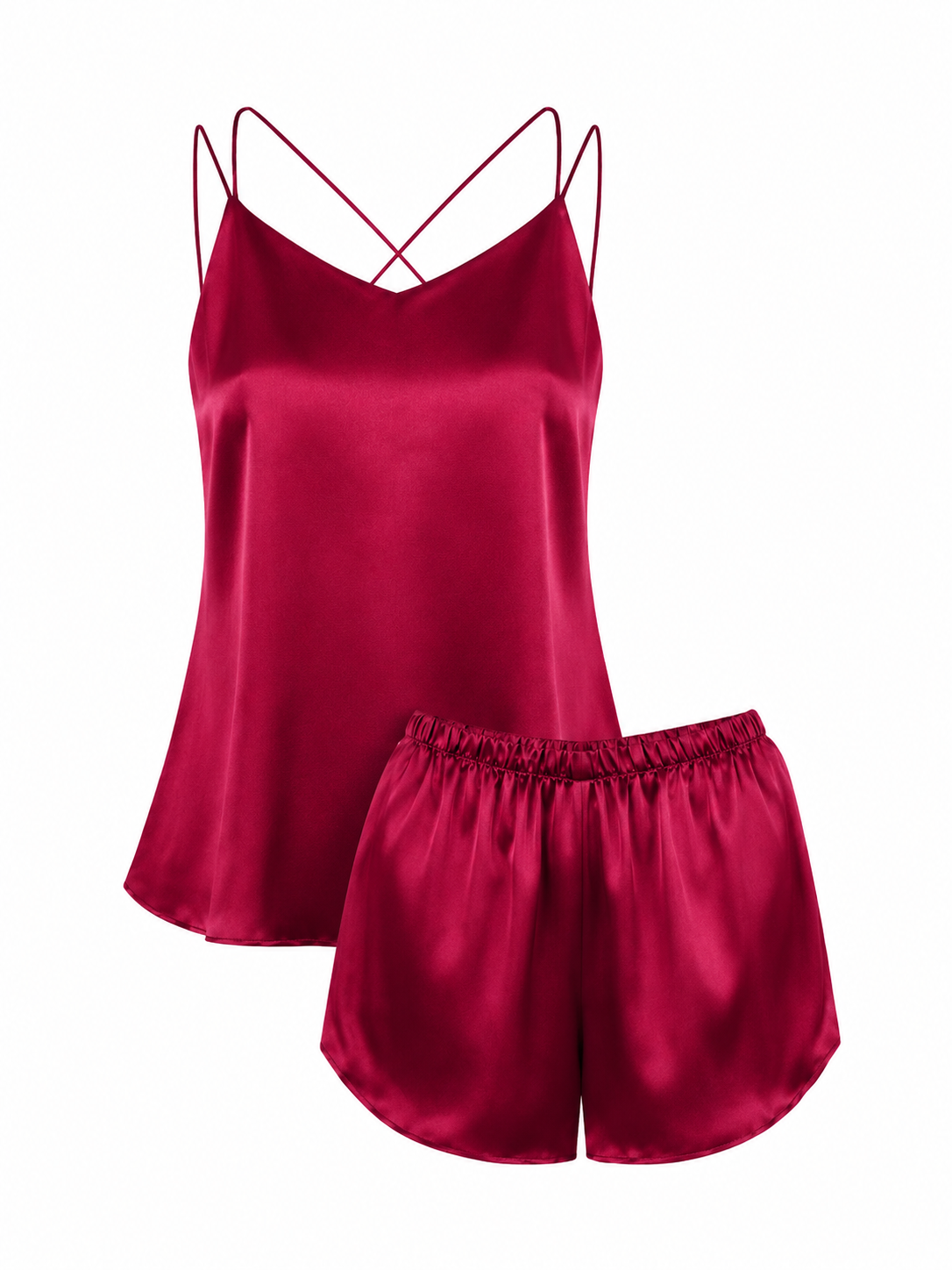 Jolie 16 Momme Mulberry Silk Camisole & Shorts Set