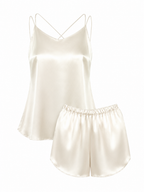 Jolie 16 Momme Mulberry Silk Camisole & Shorts Set