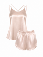 Jolie 16 Momme Mulberry Silk Camisole & Shorts Set