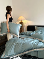 Noélie Tencel-Cotton Four-Piece Bedding Set