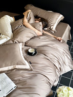 Noélie Tencel-Cotton Four-Piece Bedding Set