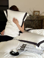 Noélie Tencel-Cotton Four-Piece Bedding Set