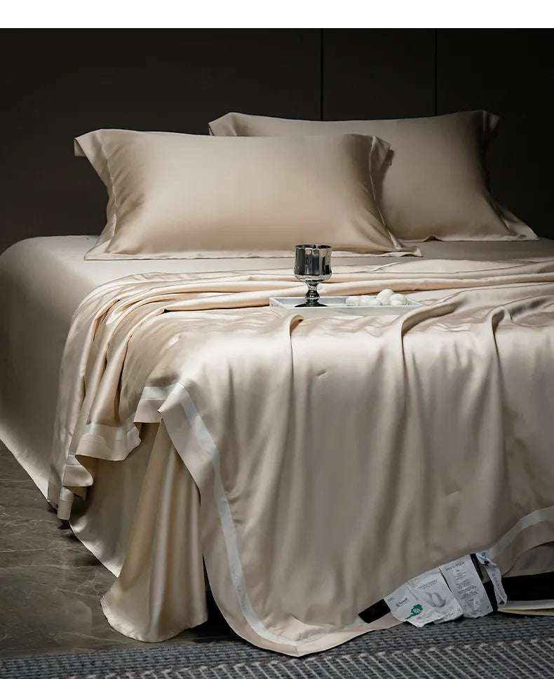 Florienne 60s Lyocell Summer Four-Piece Bedding Set