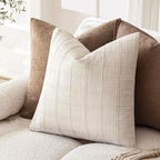 Dune Weave Textured Cotton-Linen Pillowcase — 45 × 45 cm