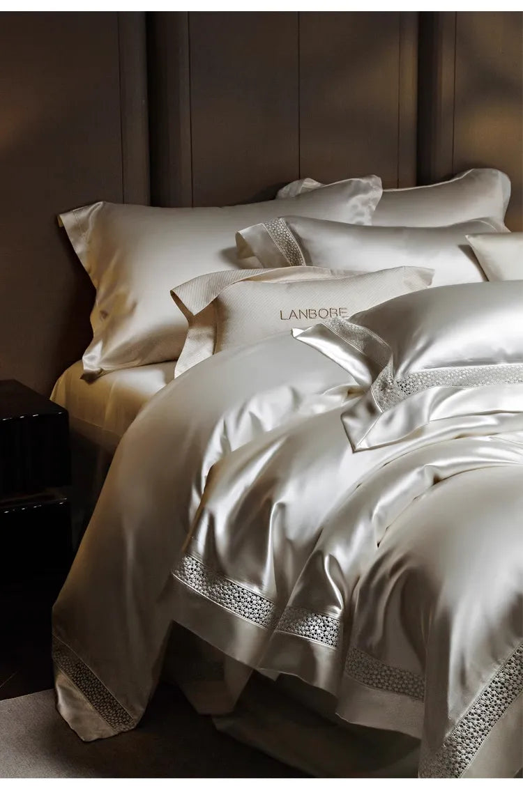 Aurelia Tencel-Cotton Four-Piece Bedding Set