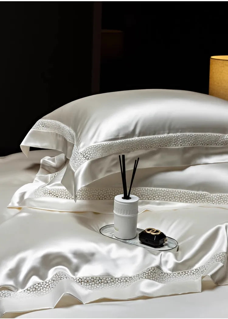 Aurelia Tencel-Cotton Four-Piece Bedding Set
