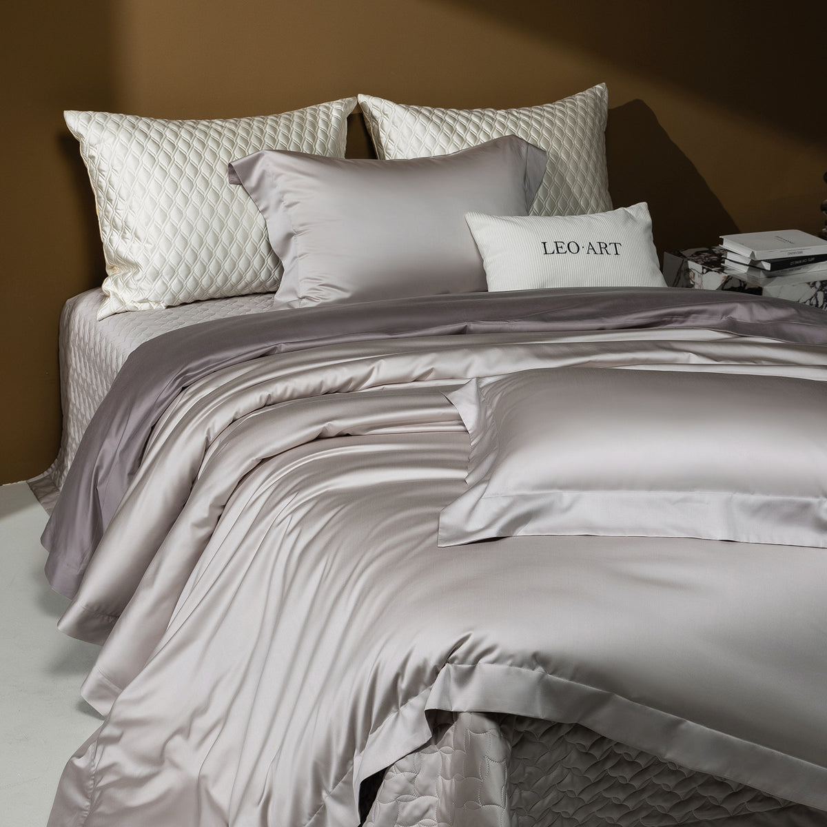 Léonie Tencel-Cotton Four-Piece Bedding Set