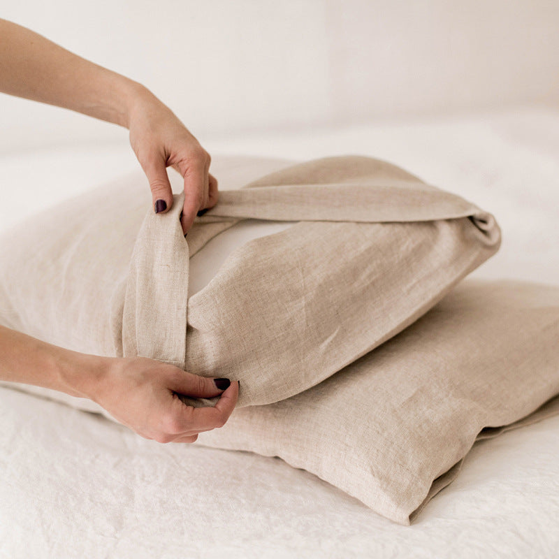 Heritage 100% Flax Linen Pillowcase Set